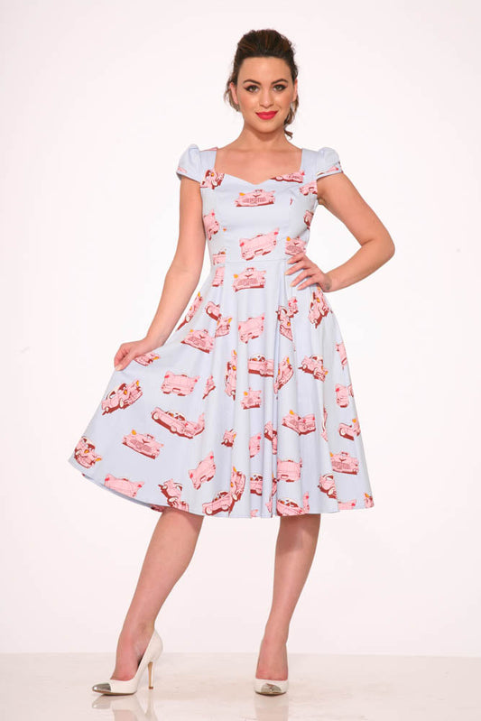 Car Hop Swing Dress