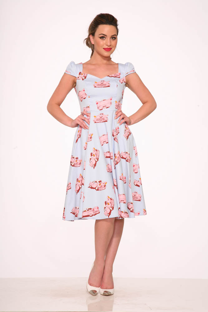Car Hop Swing Dress