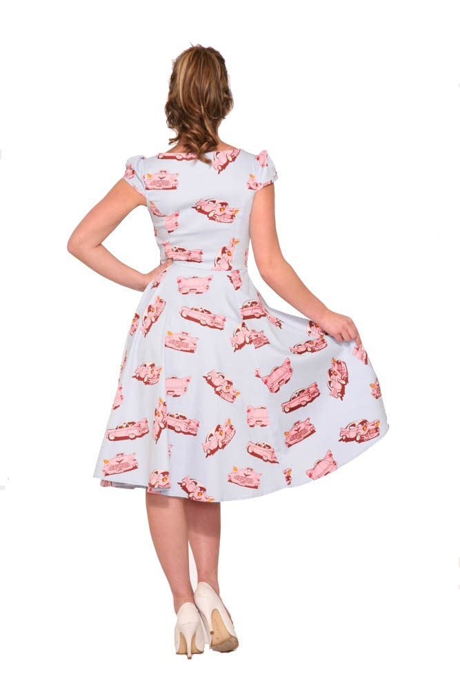 Car Hop Swing Dress